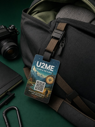 U2ME™ Badge on backpack