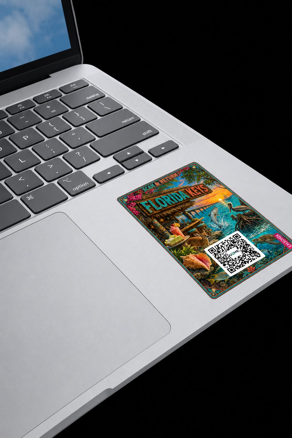 U2ME™ Florida Keys Badge on a laptop
