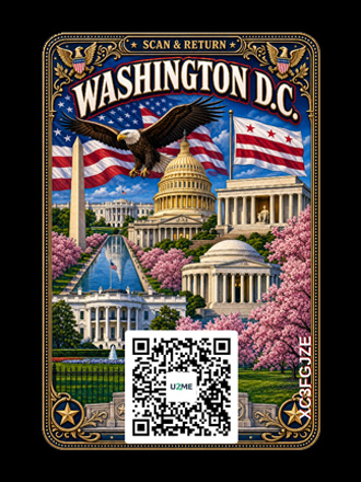 U2ME™ Washington D.C. Badge — eagles and Capitol dome artwork
