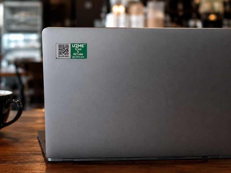 U2ME™ Label on MacBook